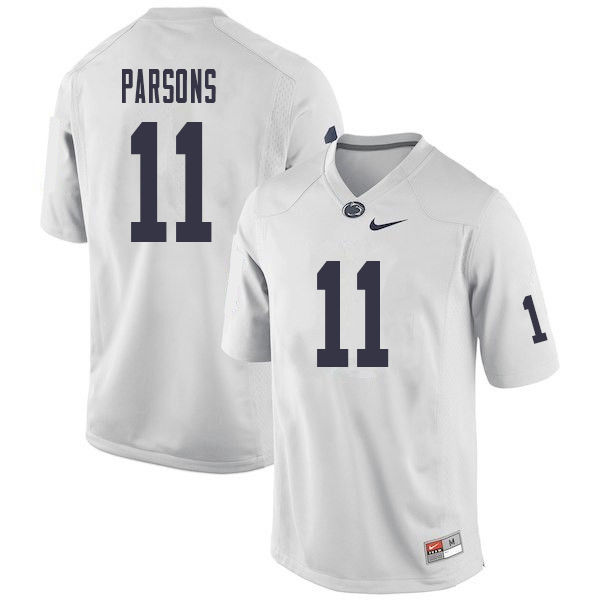 Men #11 Micah Parsons Penn State Nittany Lions College Football Jerseys Sale-White